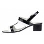 Oferta marimea 36, 37  Sandale dama din piele naturala cu toc de 5cm, LS7AN
